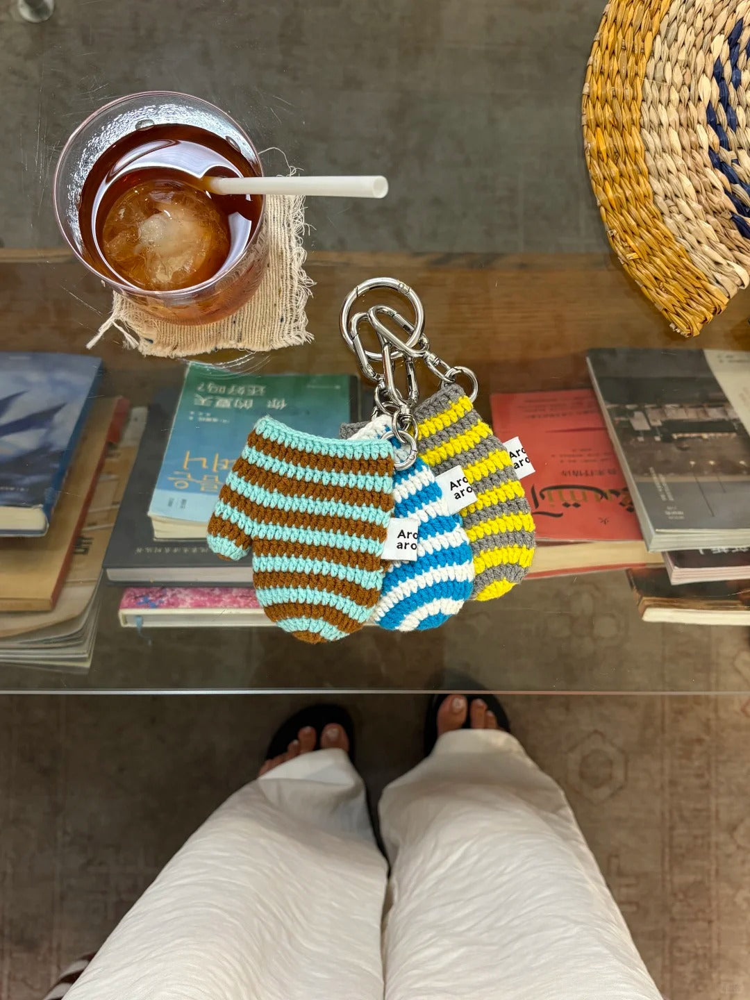 Around Around handmade mitten poop dispensers