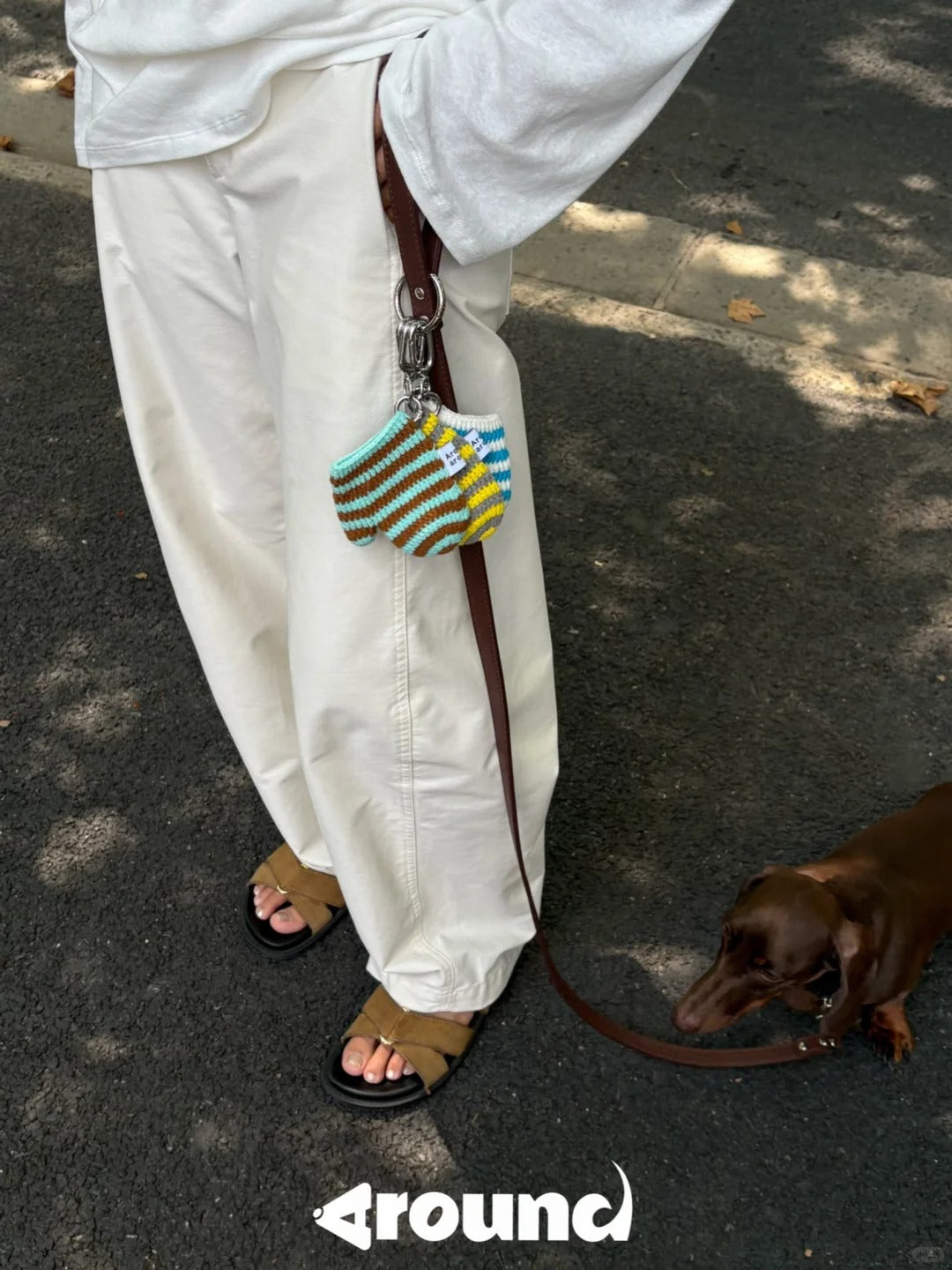 Around Around handmade mitten poop dispensers