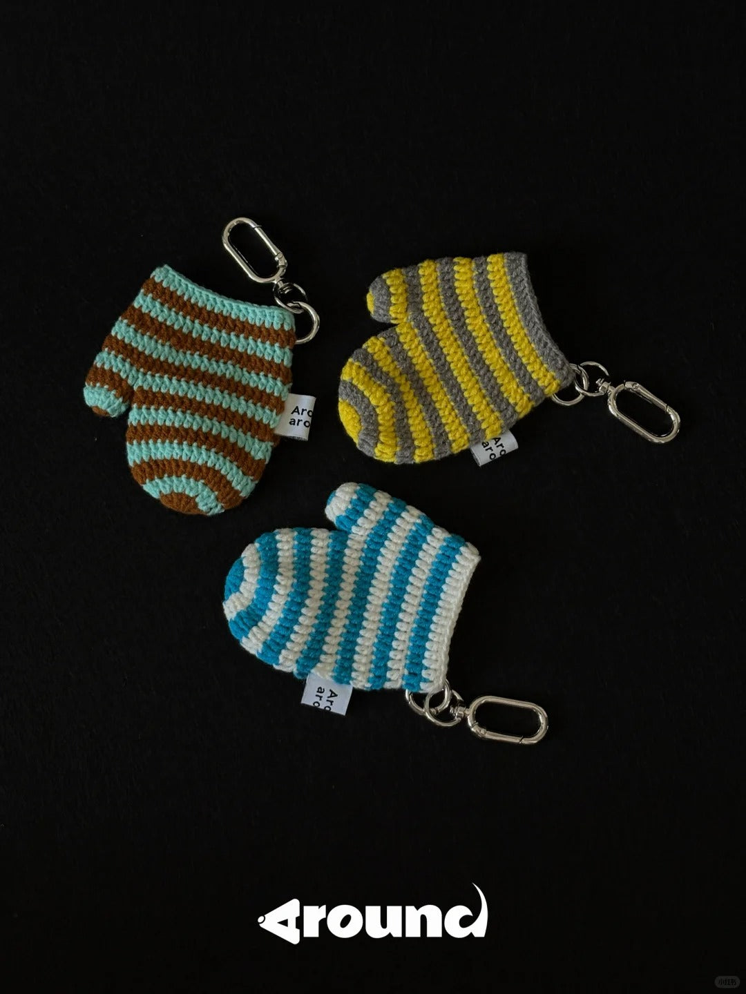 Around Around handmade mitten poop dispensers