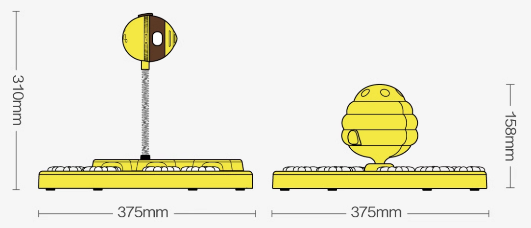 Mewoofun Bee Puzzle