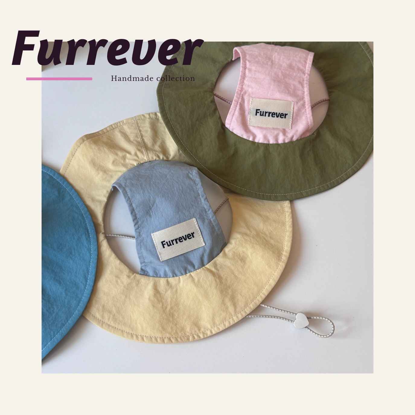 Furrever Handmade Summer Camping Bandanas and Hats