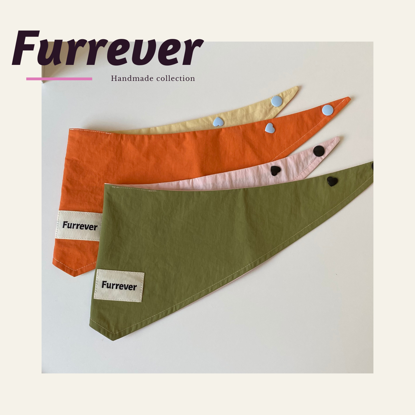 Furrever Handmade Summer Camping Bandanas and Hats