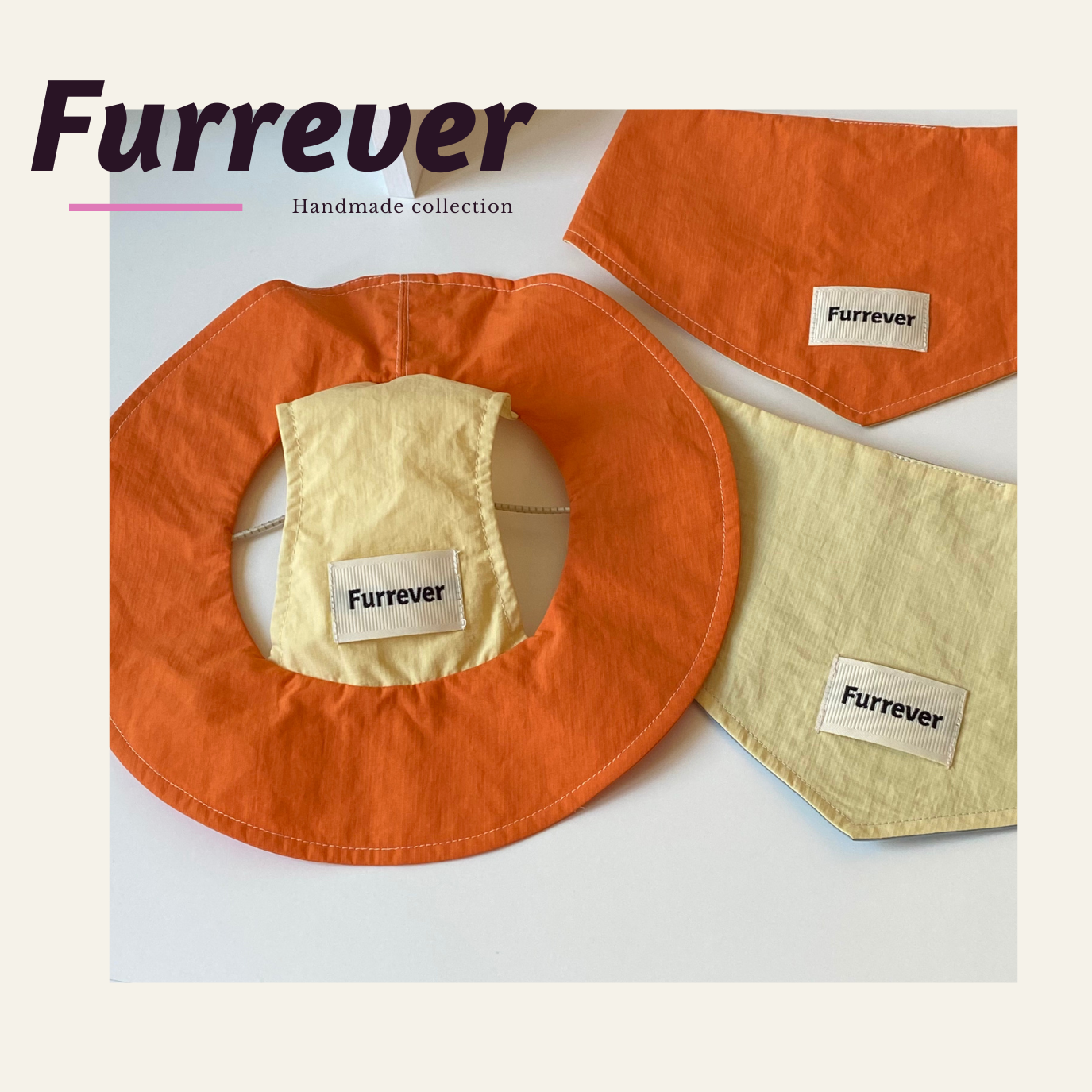 Furrever Handmade Summer Camping Bandanas and Hats