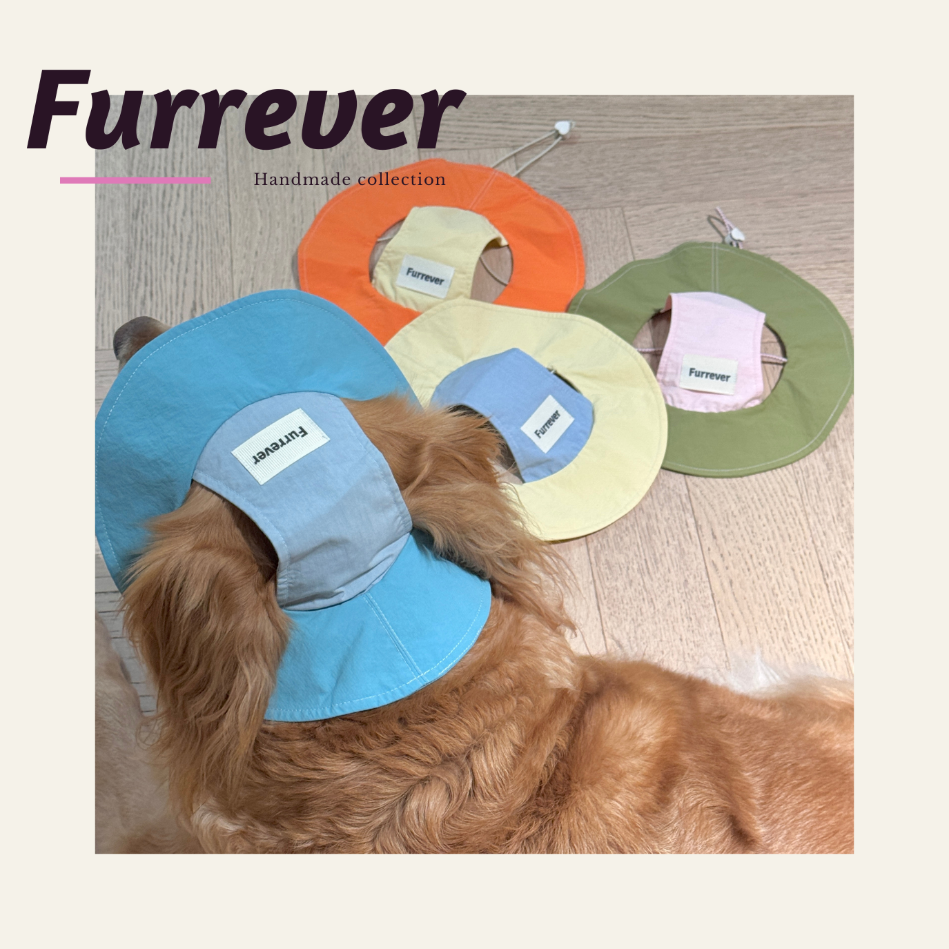 Furrever Handmade Summer Camping Bandanas and Hats