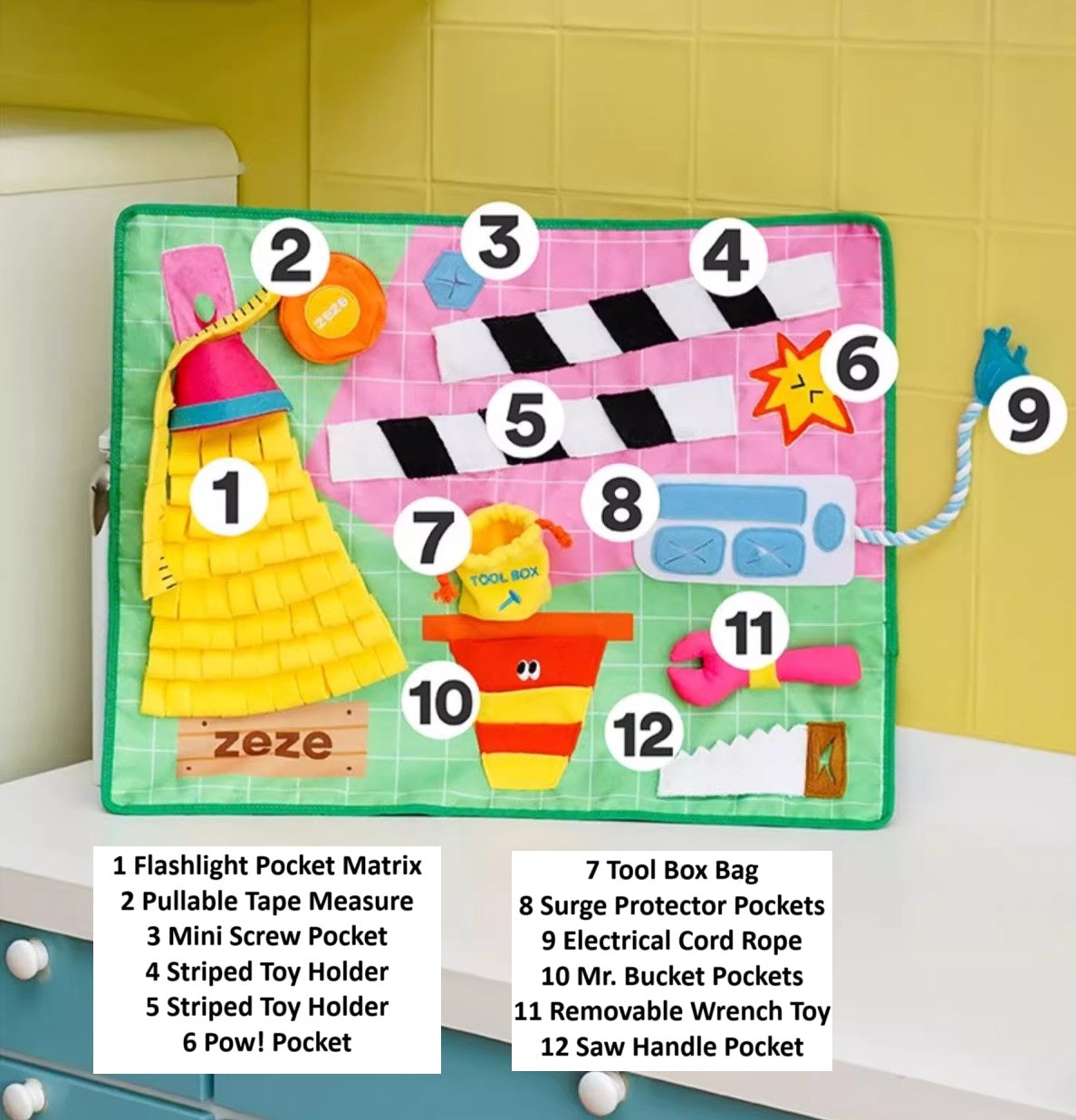 ZeZe Tool Set Snuffle Mat