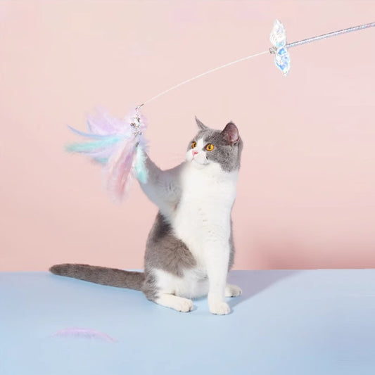 ZeZe Unicorn Teaser Toys (for Cats)