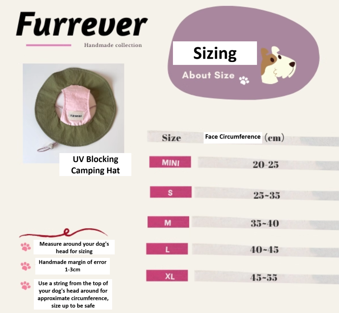 Furrever Handmade Summer Camping Bandanas and Hats